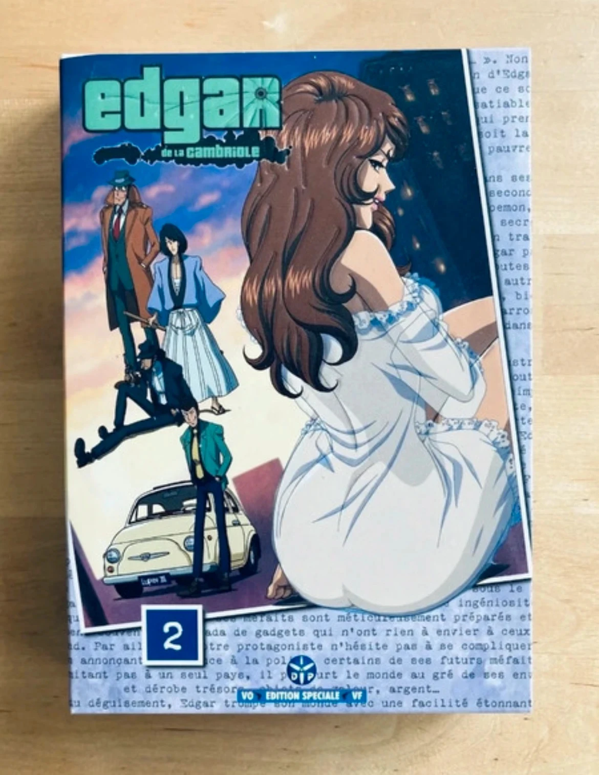 Lot van 2 dozen met 3 DVD's Edgar de la Cambriole Serie 1 IDP Lupin III Monkey Punch. – photo 5
